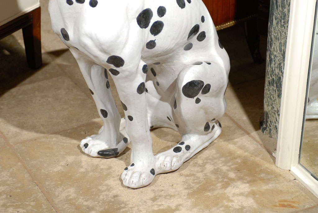 large ceramic dalmatian dog