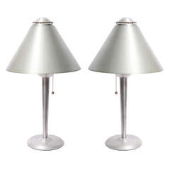 Pair of 1930 American Modernist Table Lamps