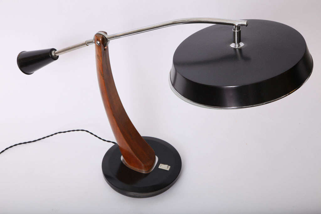 A Pair of 1950's Articulated Table Lamps 2
