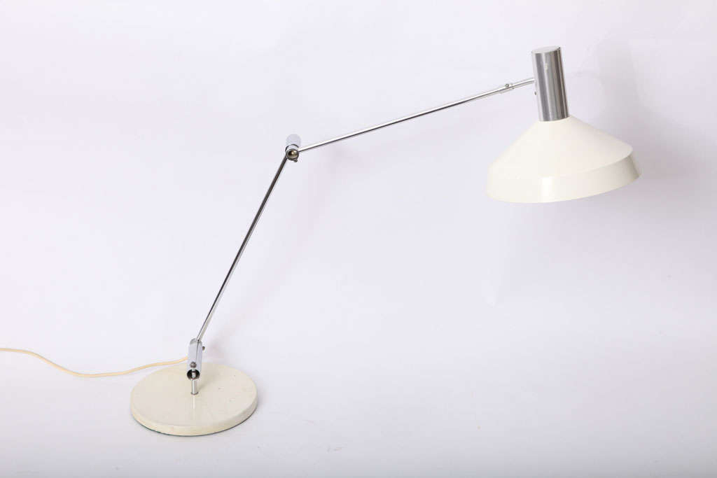  1950s articulated table lamp, by Rico & Rosemary Baltensweller
Shade and Height adjust
