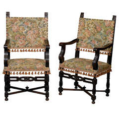Gothic Revival Pair of Chairs