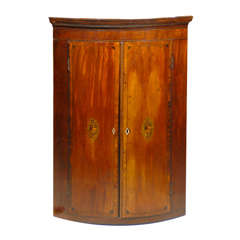Rounded Hanging Corner Cabinet
