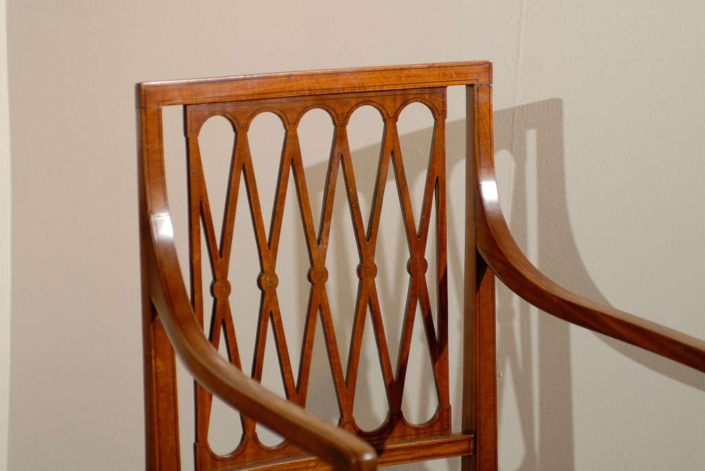 English Chamber Potty Arm Chair