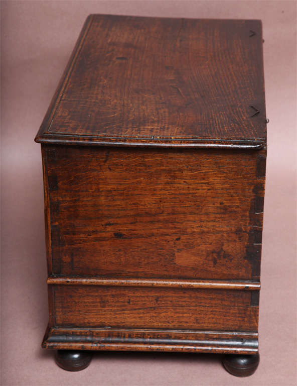 Very Rare 17th Century Charles II English Box For Sale 5