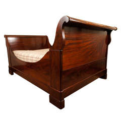 19th Century Sleigh Bed