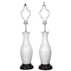 Pair of Blanc De Chine Table Lamps