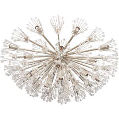 Custom Ceiling Mount Austrian Snowflake Fixture 11