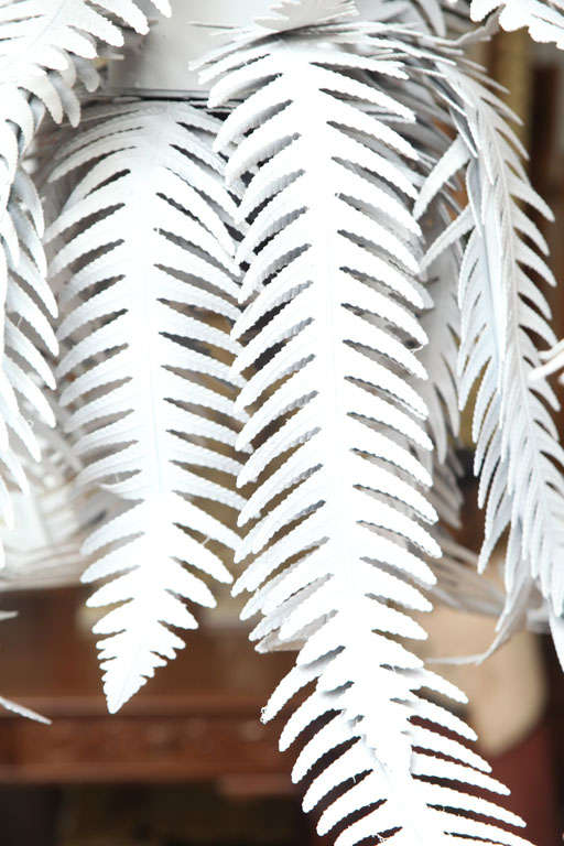 Metal Fern Chandelier 4