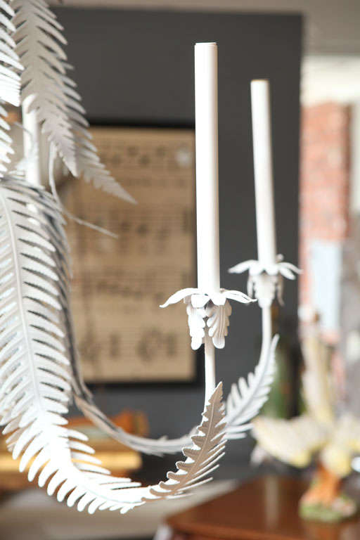 Metal Fern Chandelier 5
