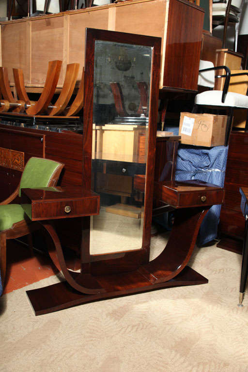 Classic French Art Deco "Tulip Form" Ladies Vanity