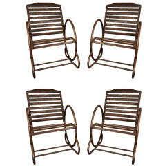 Cincinnati Iron Works Hoop Arm Chairs. Set of 2