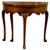 Faded Mahogany Game Table