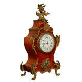 Small Red Tortoise Clock