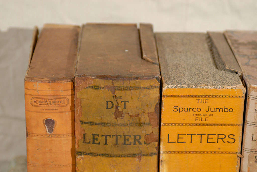 A Set of Five Letter Box Holders In Fair Condition In Atlanta, GA