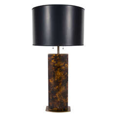 Oil Drop Lacquer Table Lamp by Mutual Sunset Lamp Co.