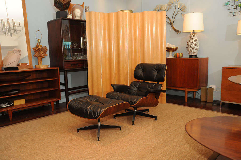 American Original Eames Lounge Chair and Ottoman