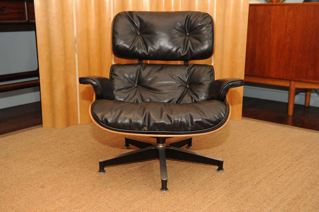 Rosewood Original Eames Lounge Chair and Ottoman