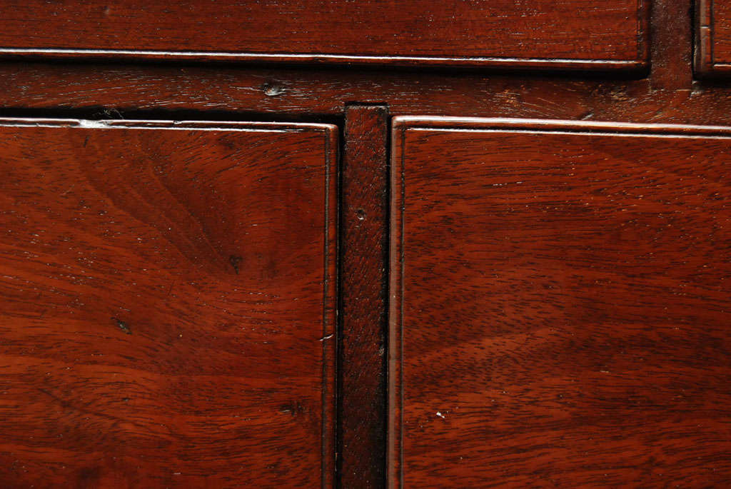 Mahogany Bank of French Spice Drawers