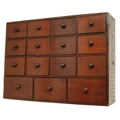 Bank of French Spice Drawers