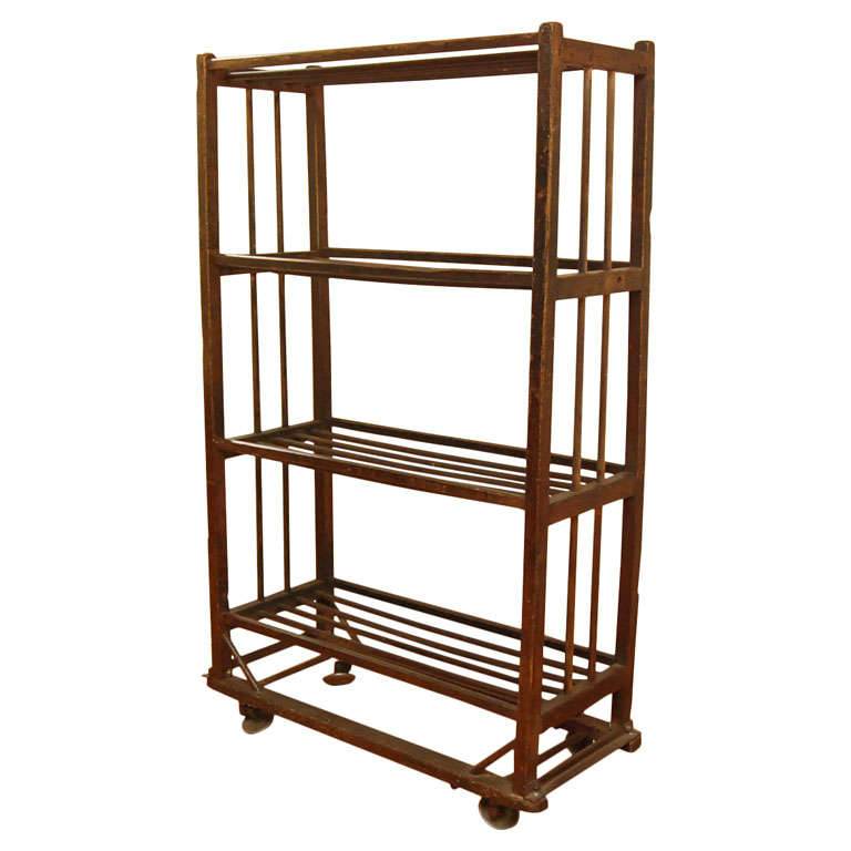 Old American Factory Shoe Drying Rack at 1stDibs dryer shoe rack, dryer shelf for shoes, dryer