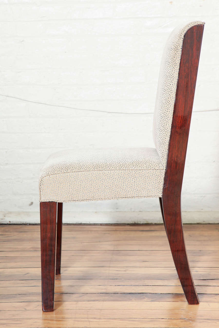 Mid-20th Century Set of Four Art Deco Dining Chairs