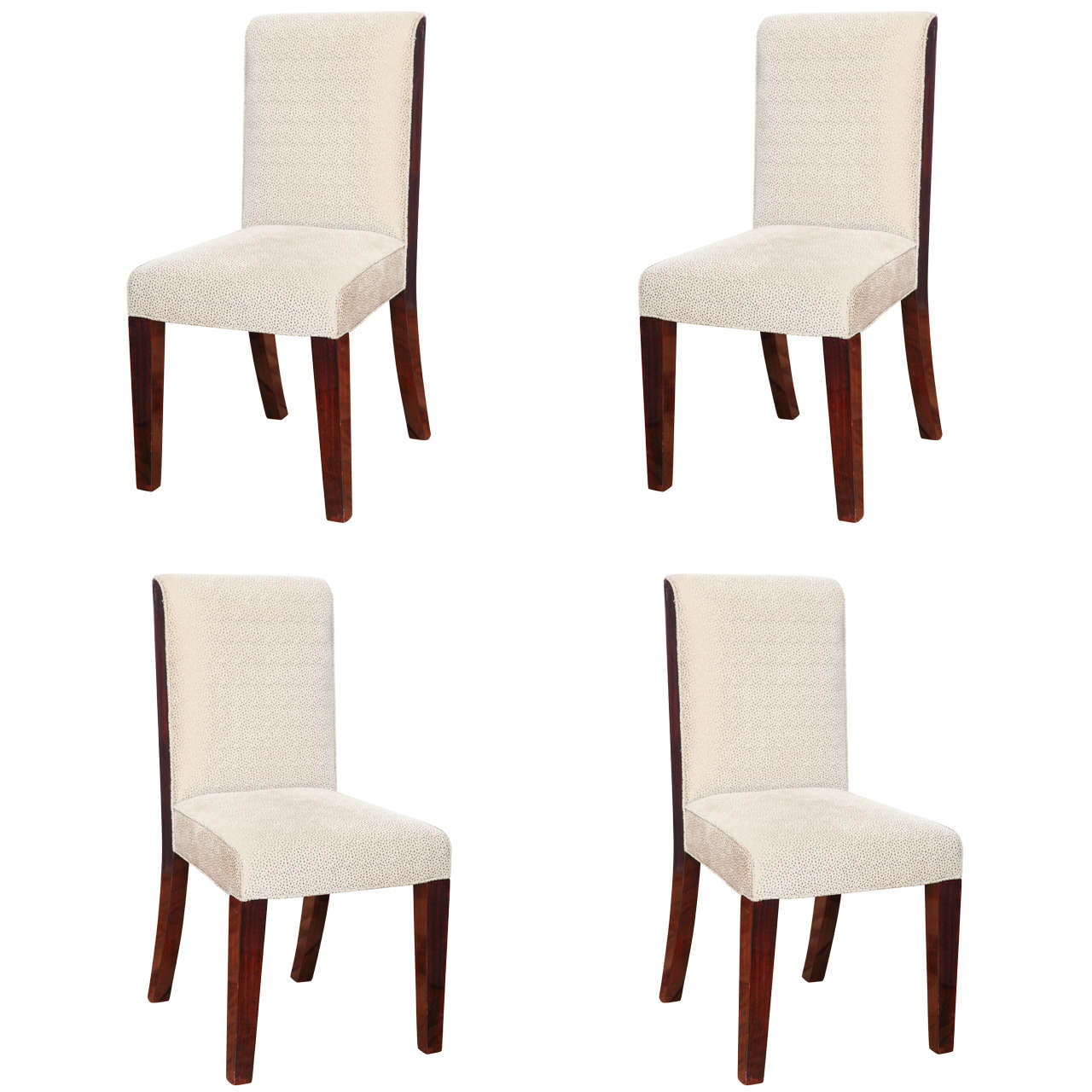 Set of Four Art Deco Dining Chairs