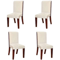 Set of Four Art Deco Dining Chairs