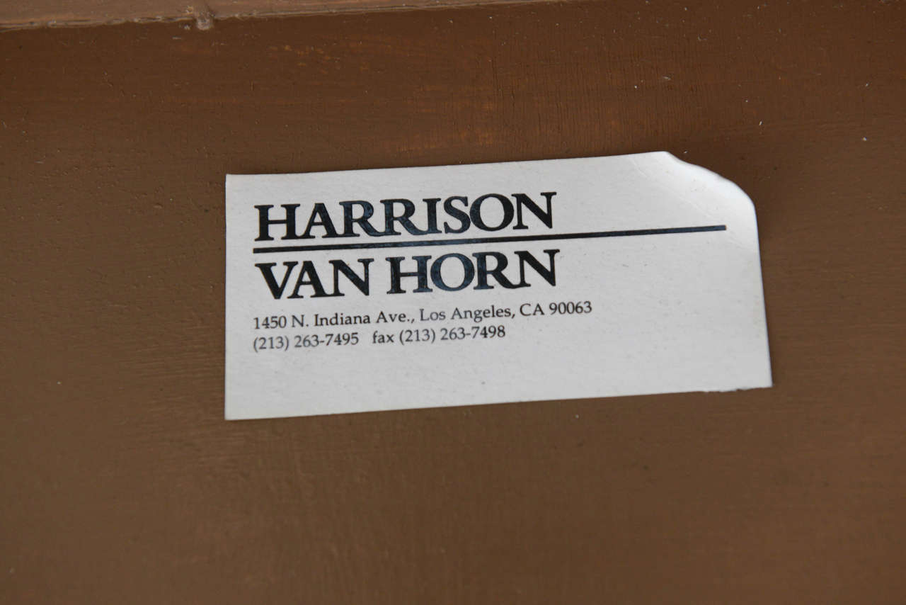Harrison Van Horn Raffia Game Table 3