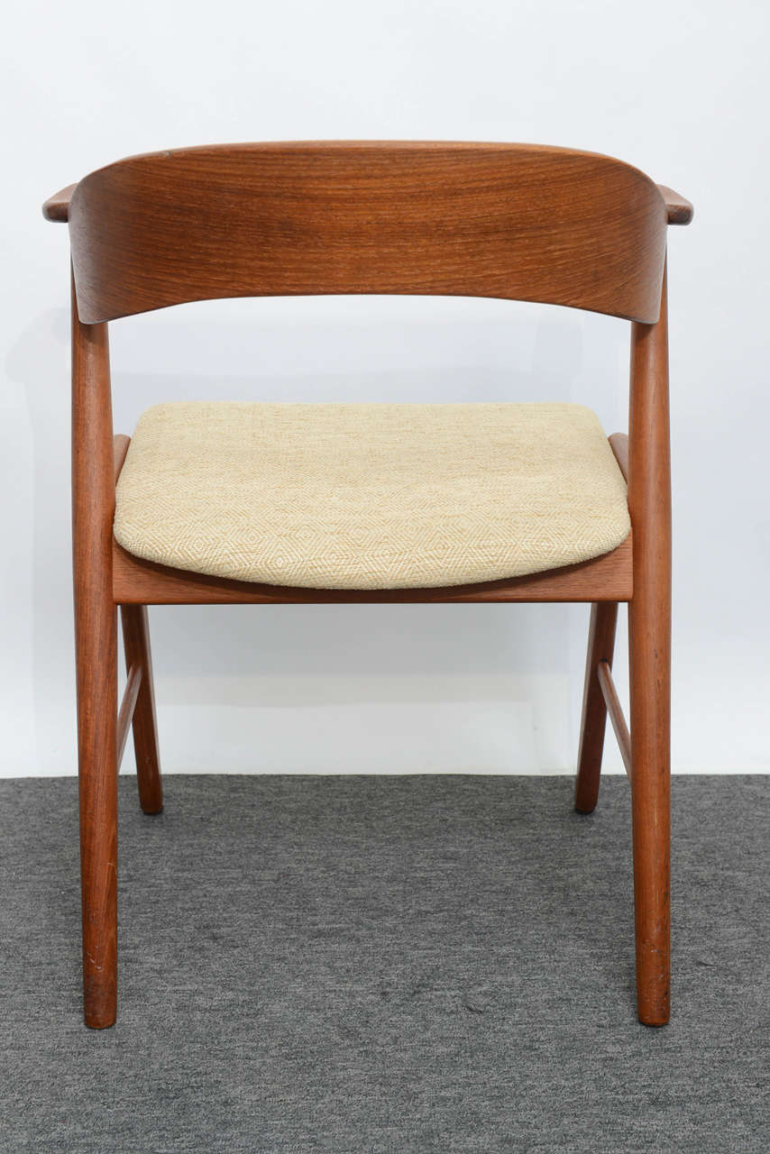Danish Teak Dining Chairs Designed by Kai Kristiansen 3