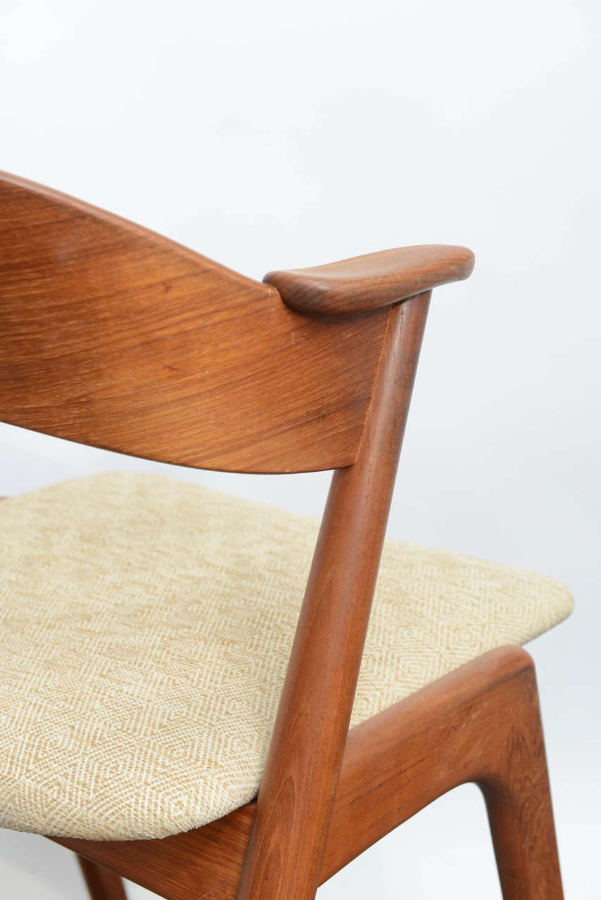 Danish Teak Dining Chairs Designed by Kai Kristiansen 5