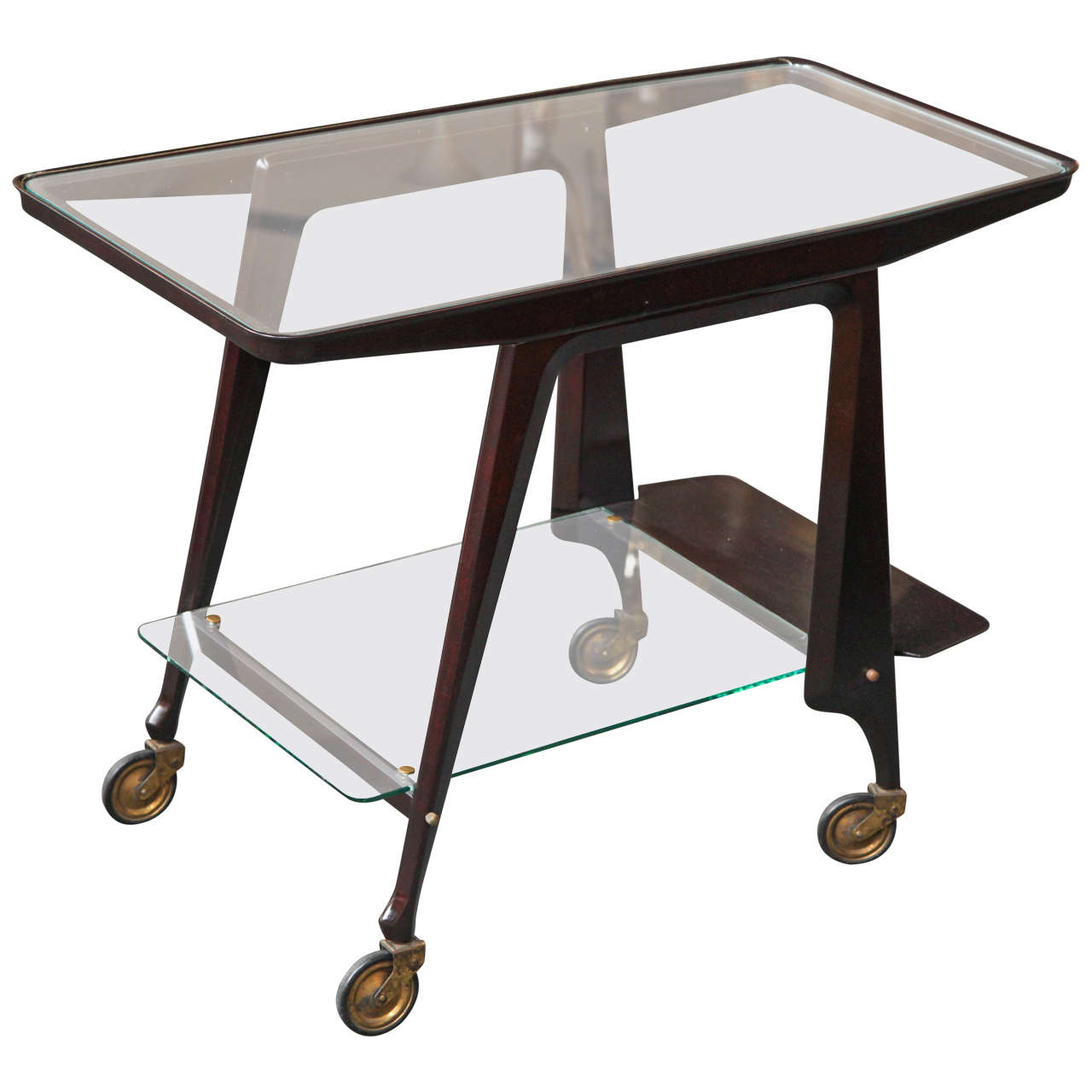 Bar Cart by Cesare Lacca Made in Italy in 1955 For Sale