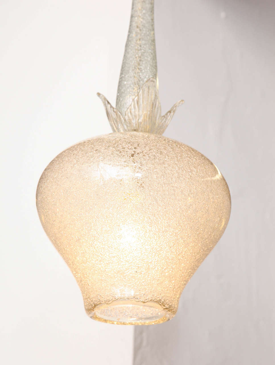 Mid-20th Century Seguso Chandelier Made in Venice For Sale