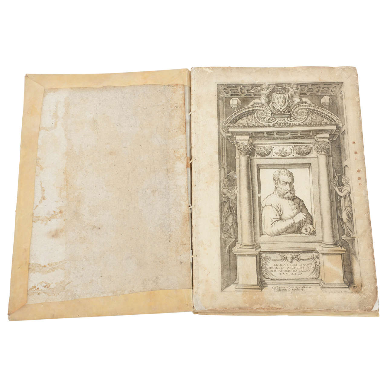 "Canon of the Five Orders of Architecture" by Iacomo Barozzio Da Vignola For Sale