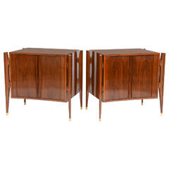 Pair of Swedish Modern Bedside Cabinets, William Hinn