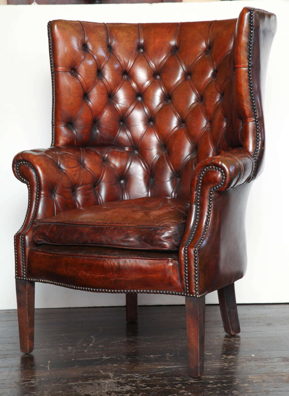 leather library chairs