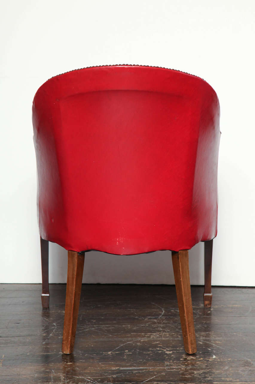 18th Century Hepplewhite, Leather Desk Chair 2