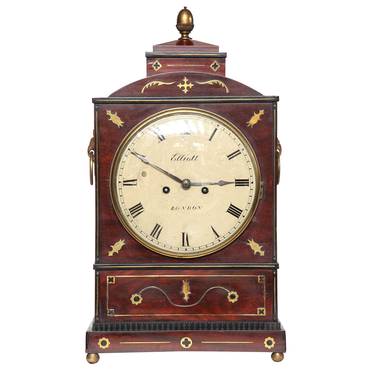 19th Century English Regency Bracket Clock For Sale