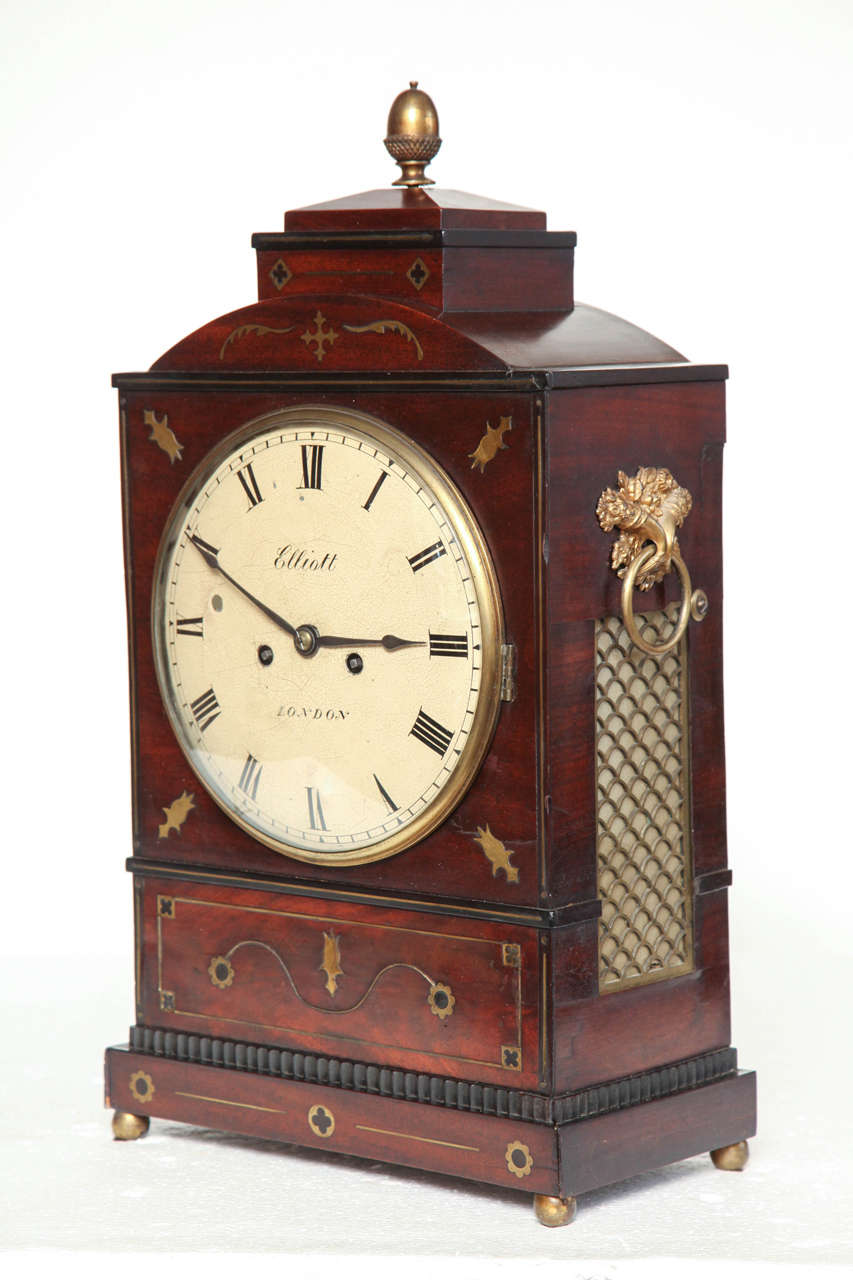 19th Century English Regency Bracket Clock For Sale at 1stDibs 19th