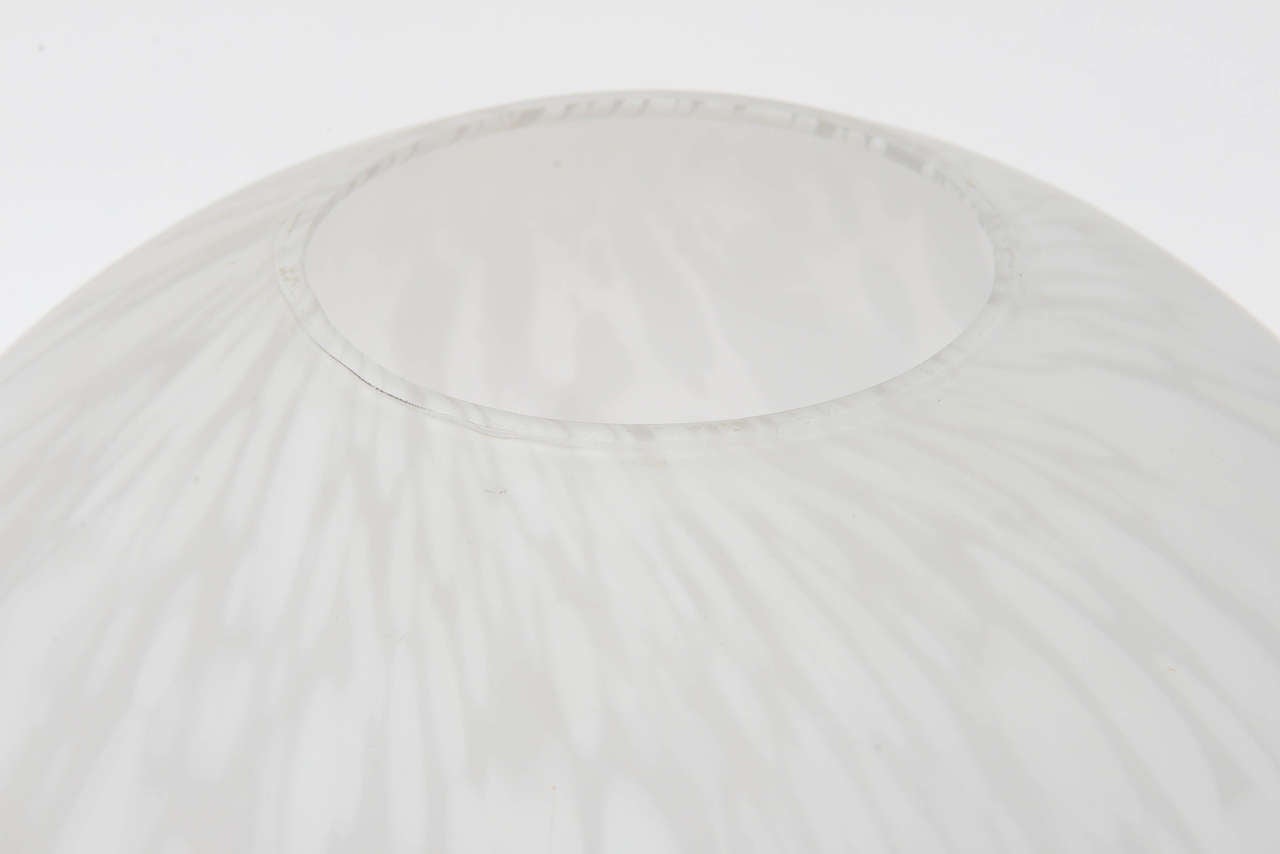 Mid-Century Modern Mid Century Modern Italian Murano Glass Orb Sculptural Table Lamp Light Fixtu For Sale