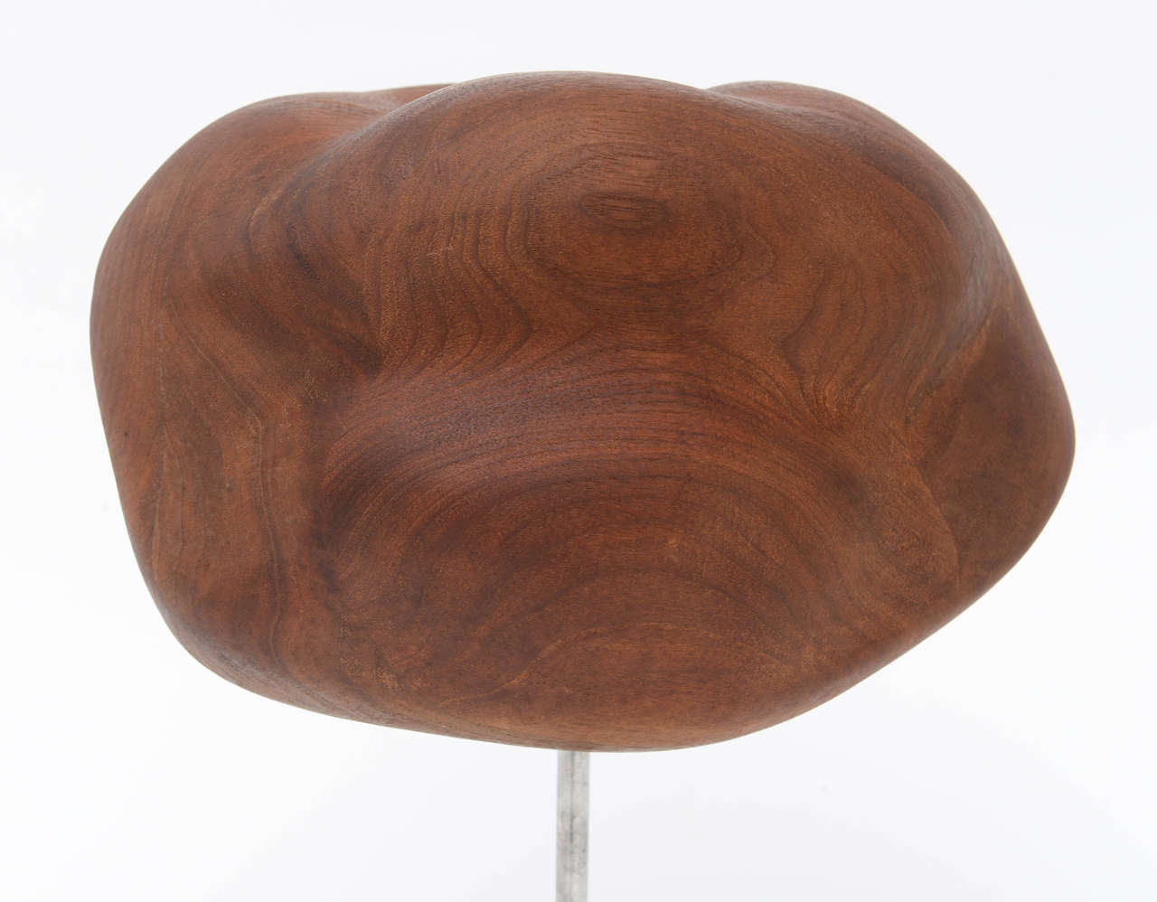 Mid-Century Modern Walnut Sculpture by Artist Jon Bery For Sale 1