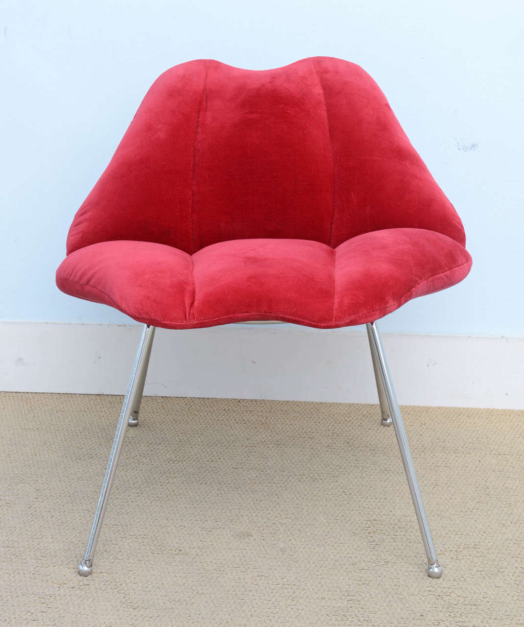 Pair of Modern Lips Pop Fun Chairs at 1stDibs