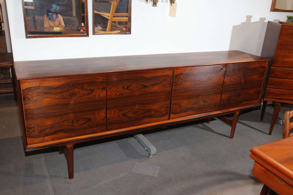 4-Door Rosewood Sideboard by Frederick Kayser