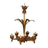 Antique 1920
s Italian Wrought Iron Chandelier