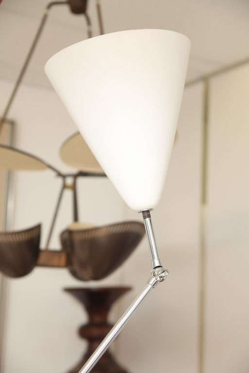 20th Century Raymor 3 Arm Floor Lamp