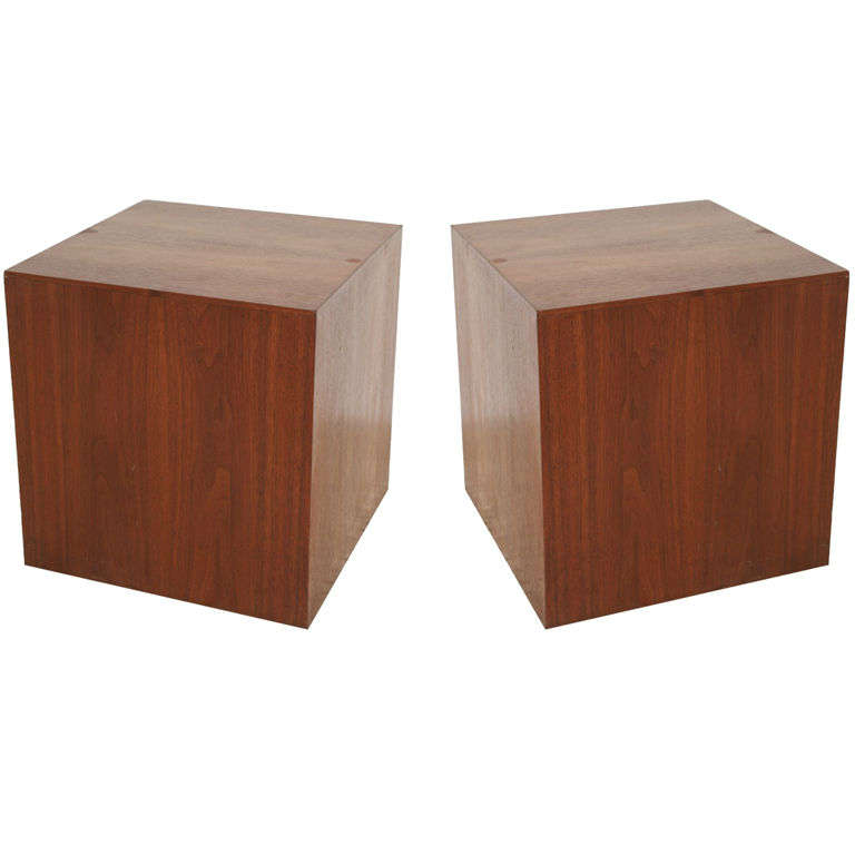 Pair of Cube Tables by Directional 1