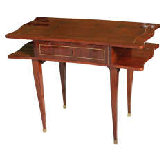 French Art Deco Mahogany Writing Table