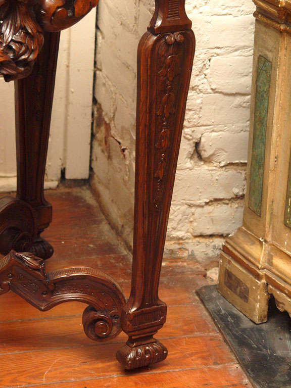 Pair 19 Th Century Walnut Console Tables 2