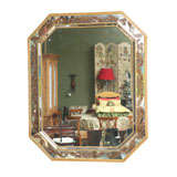 Vintage Reverse Painted Mirror