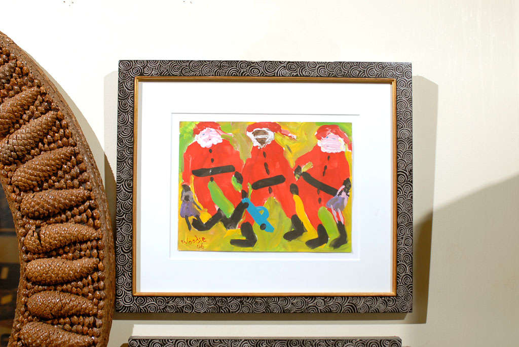 Three Santas by Woodie Long c 2006 5
