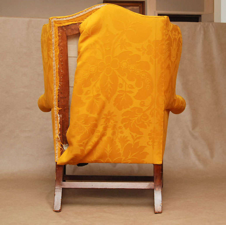 18th Century and Earlier 18th Century Philadelphia Mahogany Wing Chair